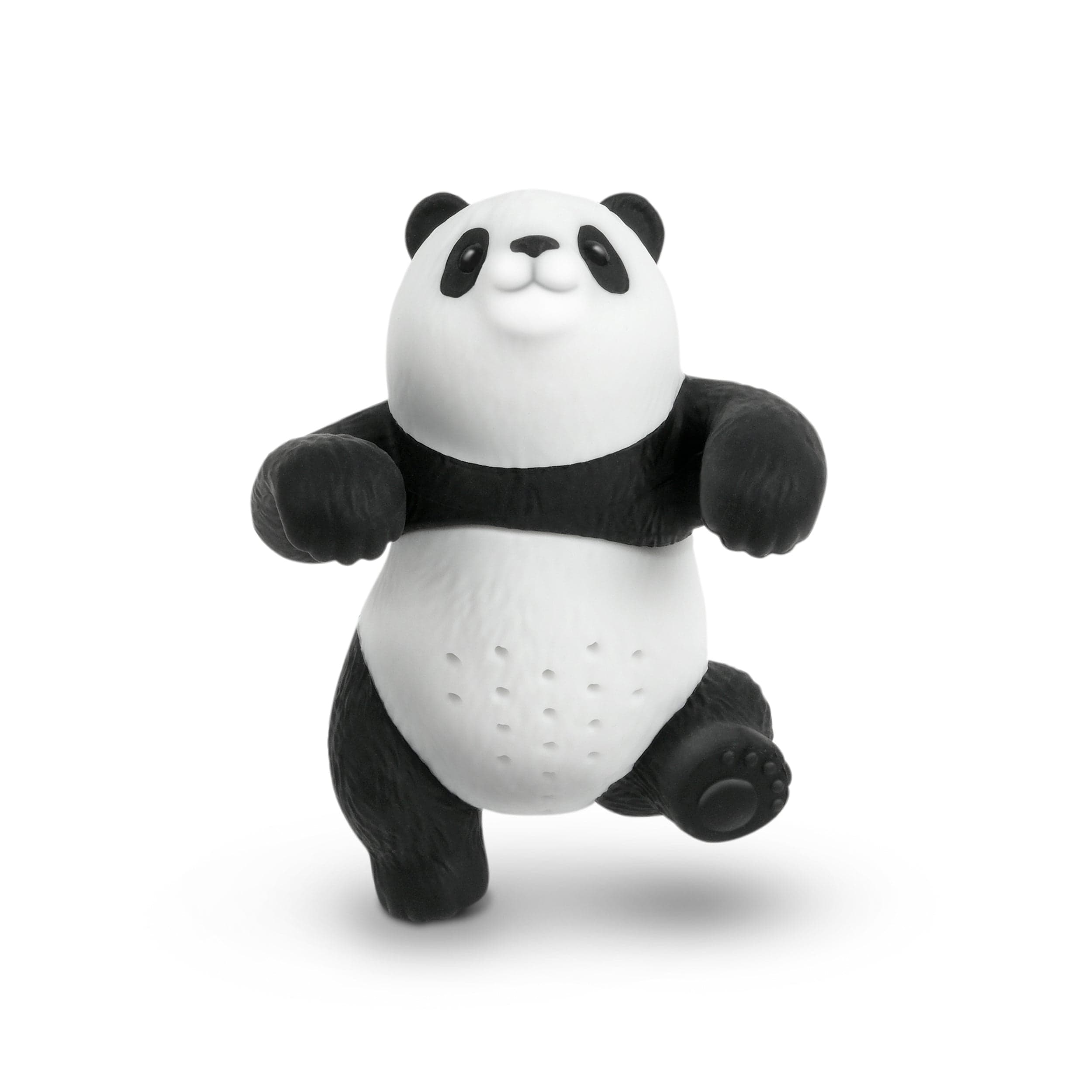 A silicone tea infuser that looks like a panda