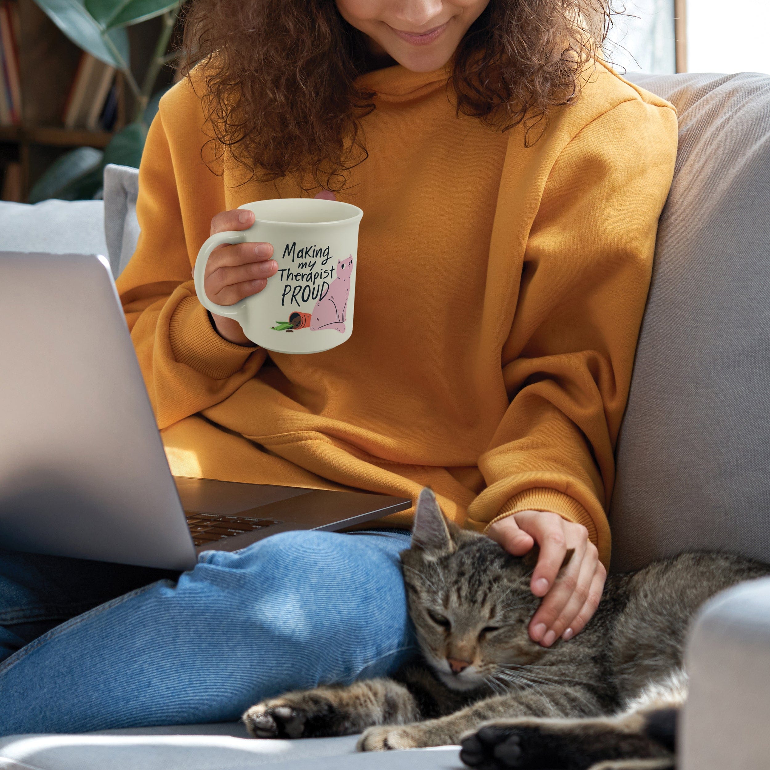 "MAKING MY THERAPIST PROUD" MUG