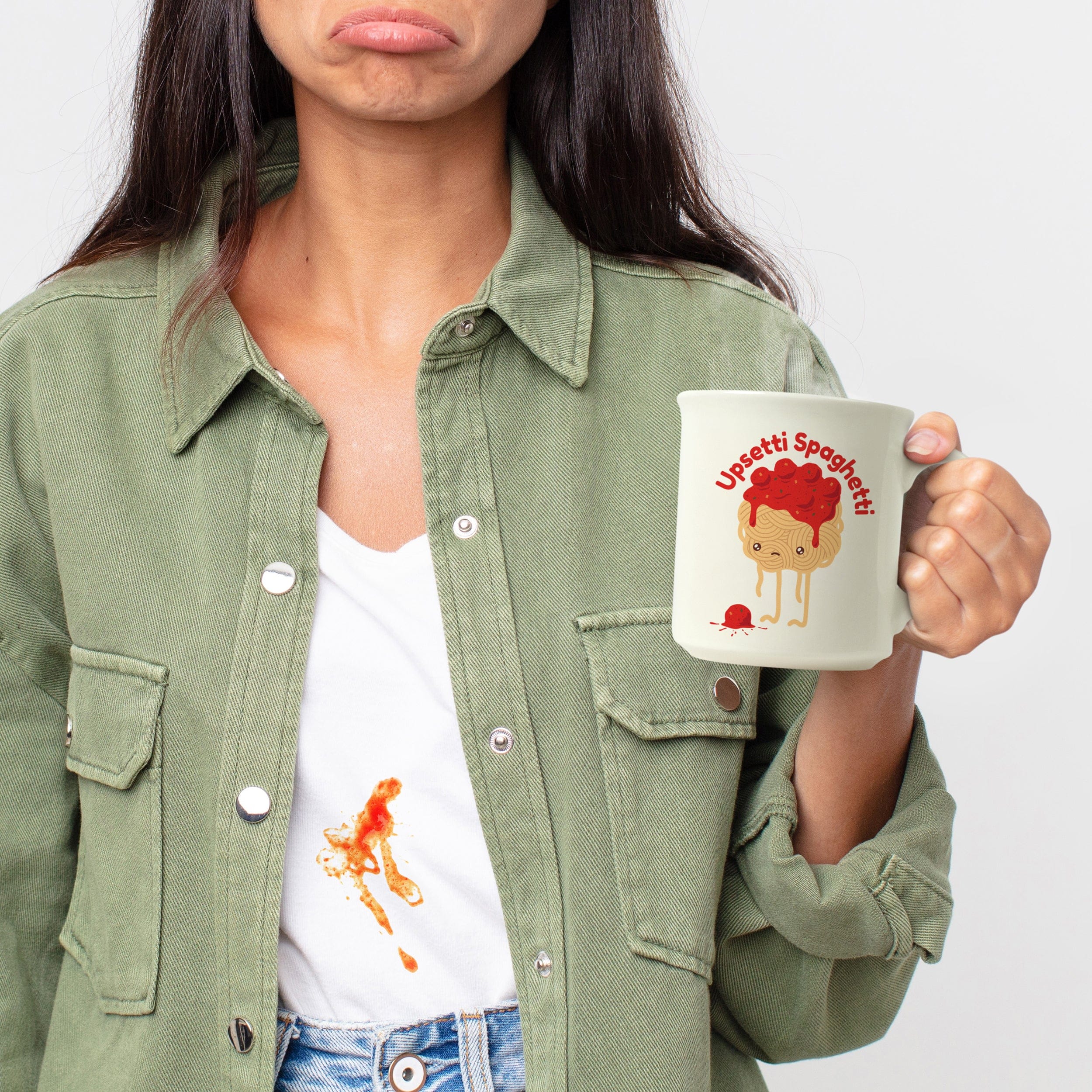 "UPSETTI SPAGHETTI" MUG