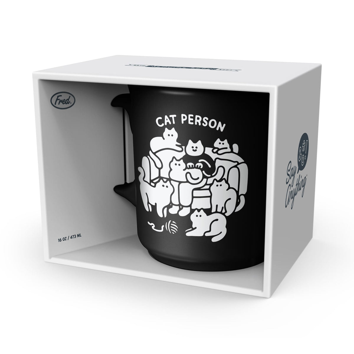 "CAT PERSON" MUG