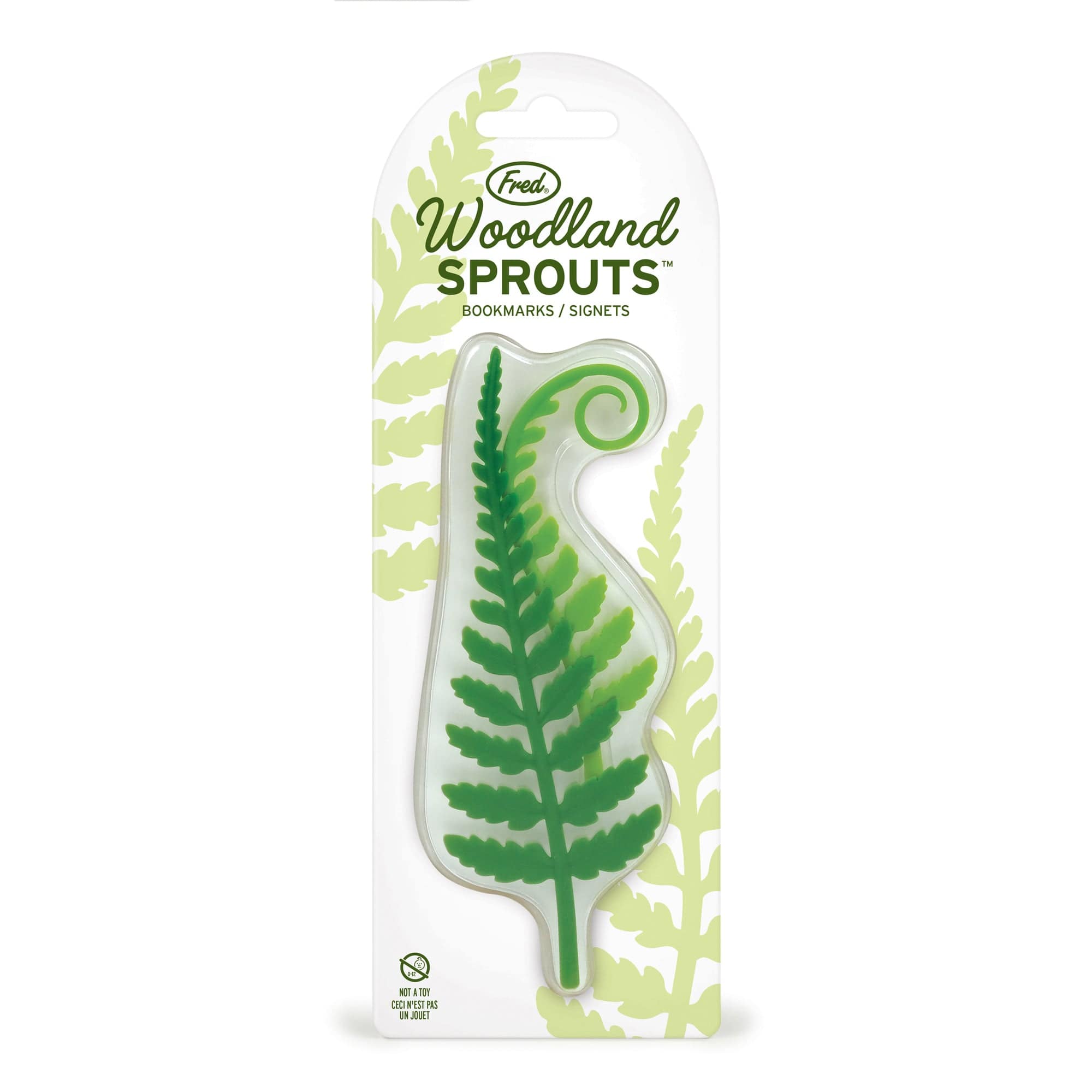 Woodland Sprouts - fern bookmarks in packaging