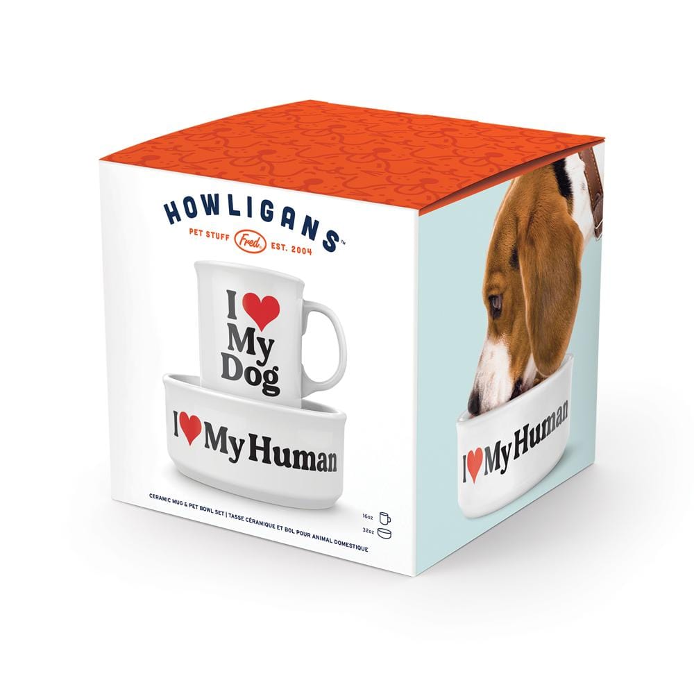 CERAMIC MUG + DOG BOWL SET