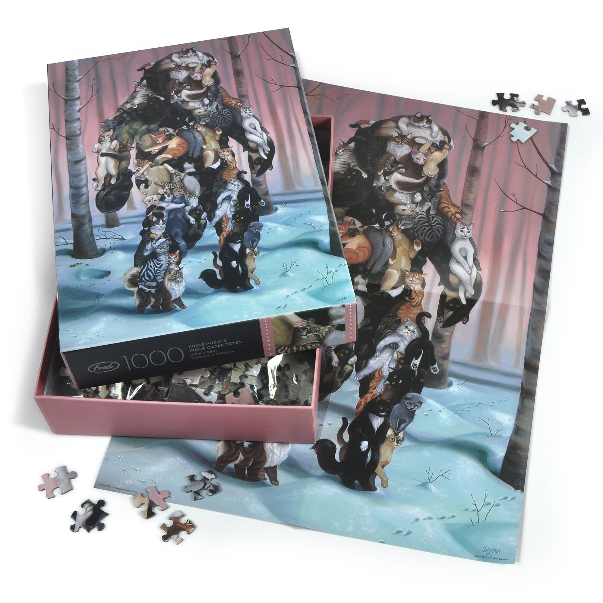 1000 PIECE PUZZLE: GALAXY CATS – Genuine Fred