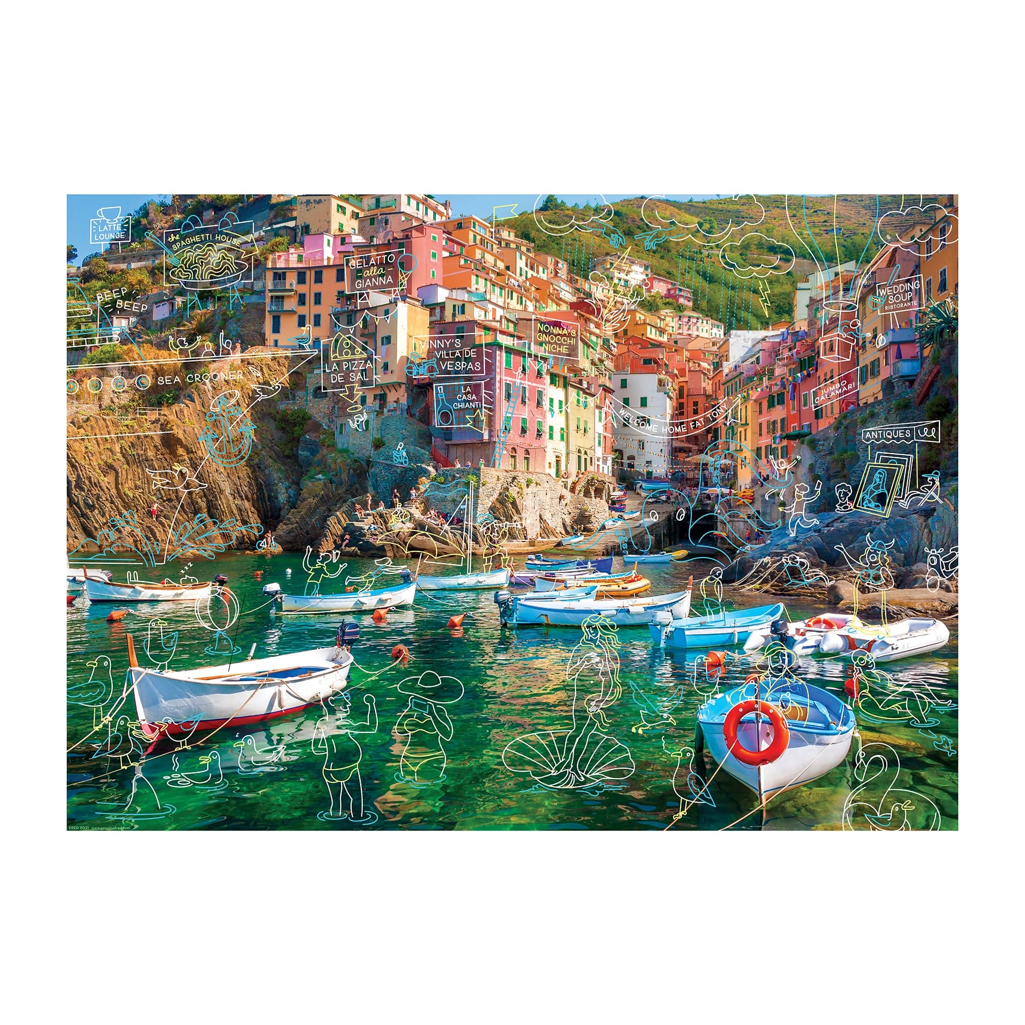1000 PIECE PUZZLE: SPRING BREAK AT CINQUE TERRE