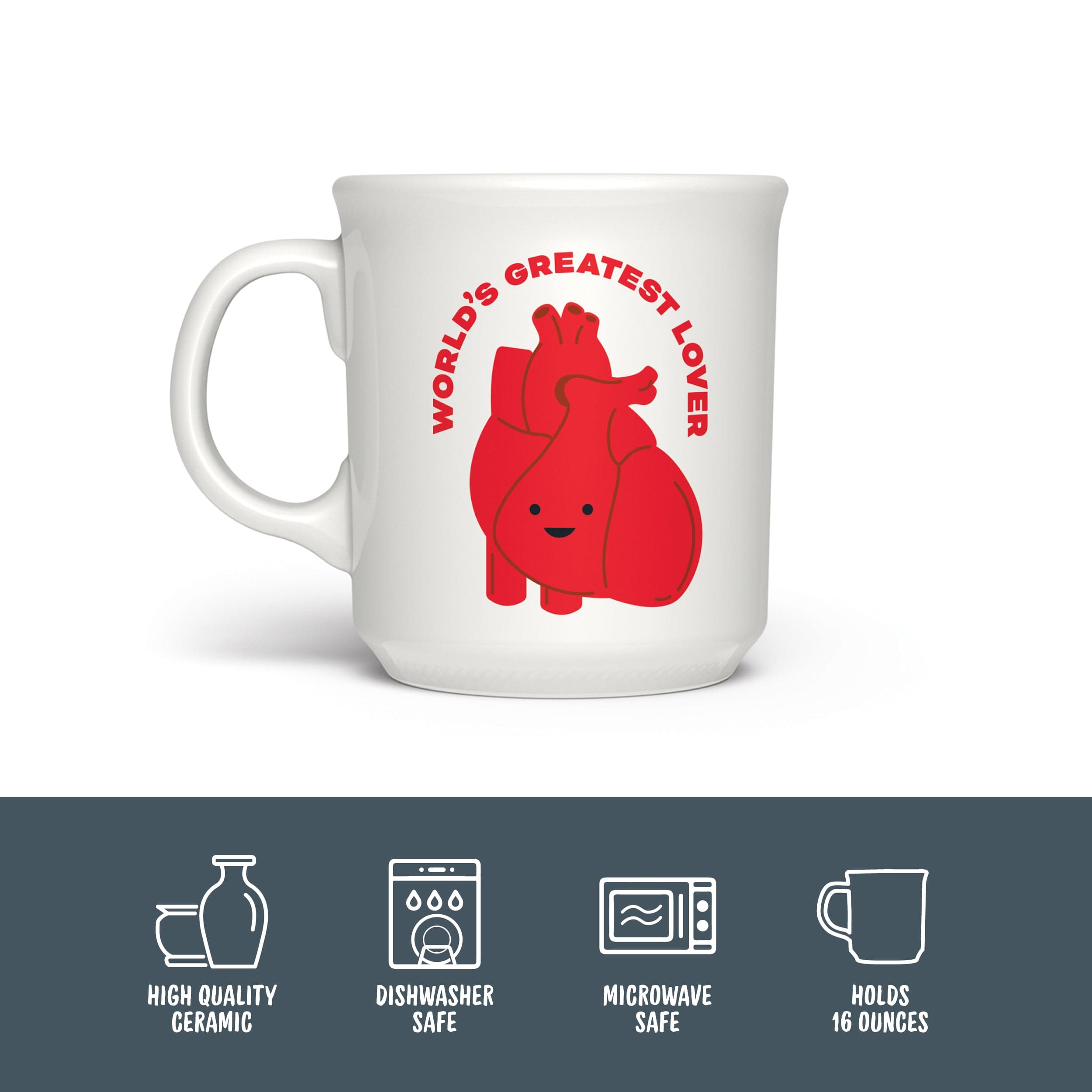 "GREATEST LOVER" MUG