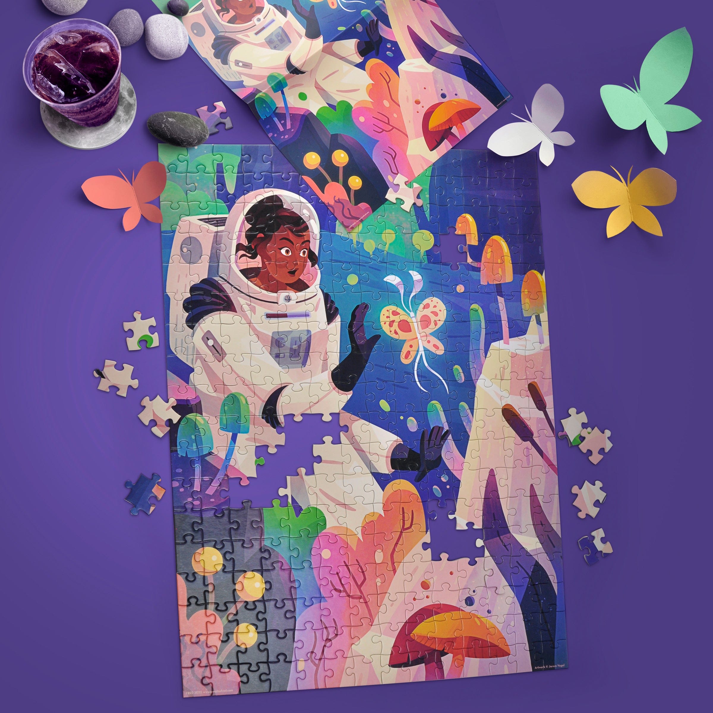 250 PIECE PUZZLE: SPACE BUTTERFLY
