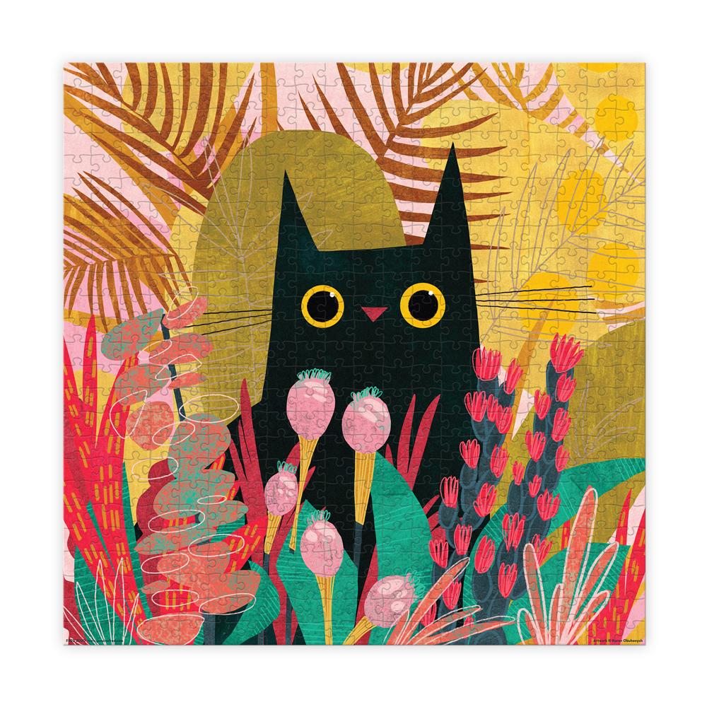 500 PIECE PUZZLE: BLACK CAT