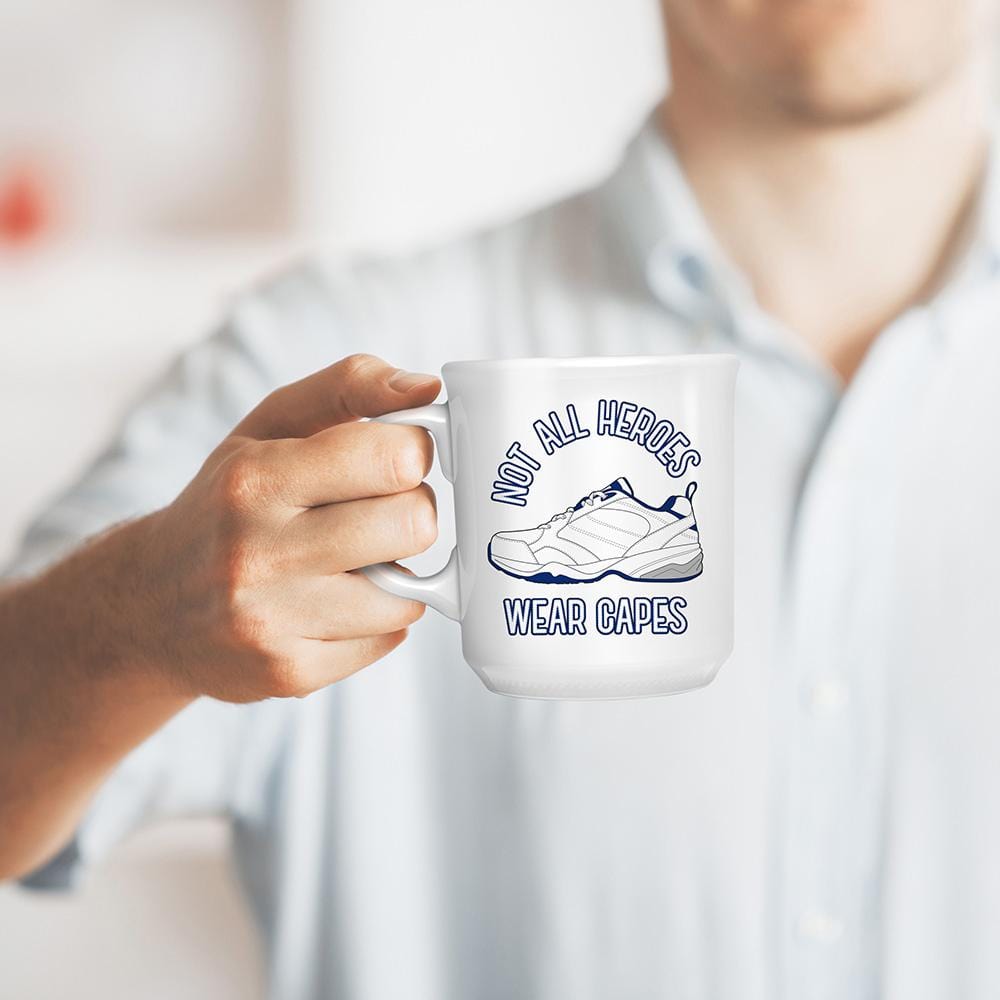 "NOT ALL HEROES" MUG