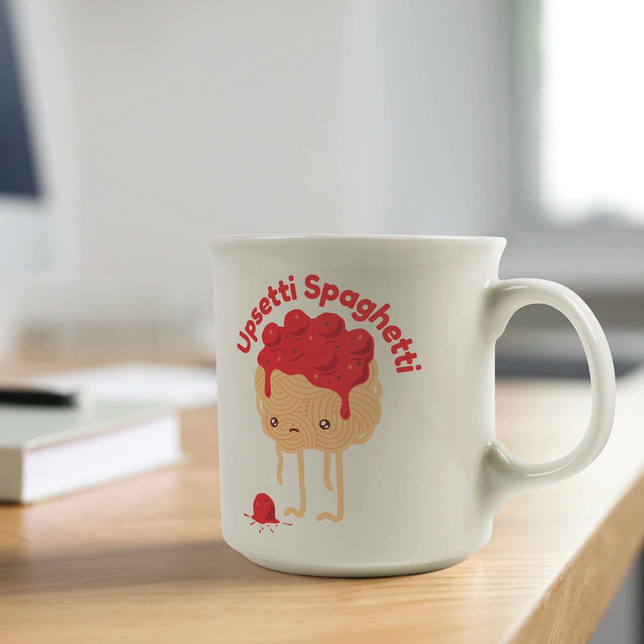 "UPSETTI SPAGHETTI" MUG
