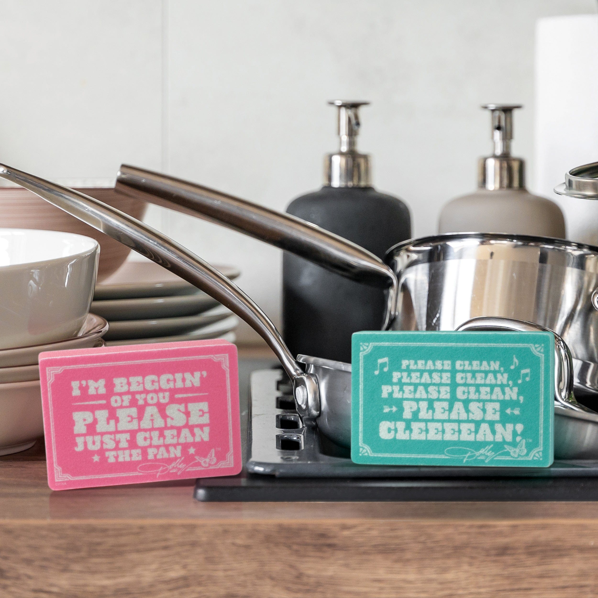 DOLLY SINK SIGN SPONGES