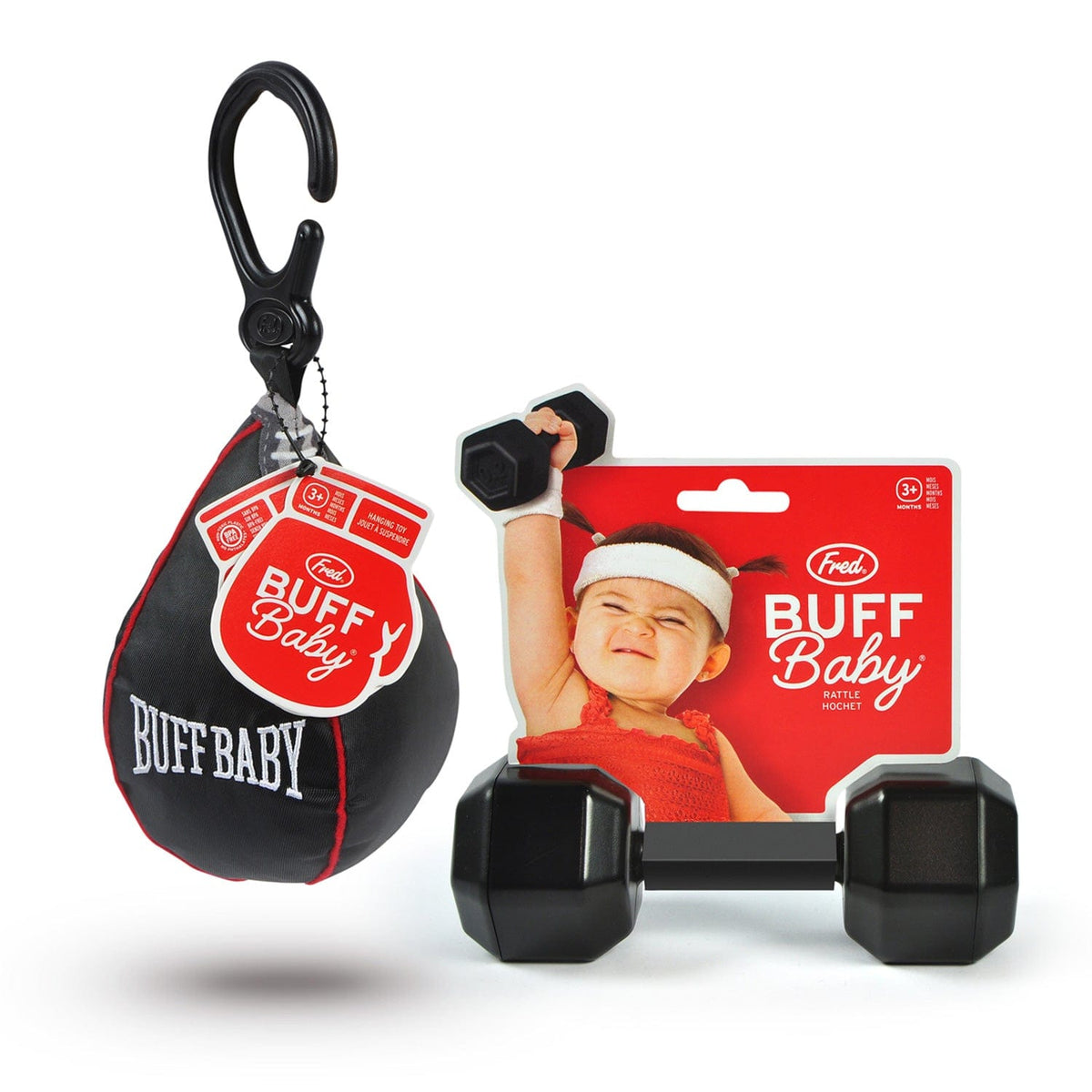 Buff Baby Rattle Buff Baby Gift Bundle - Rattle & Hanging Toy