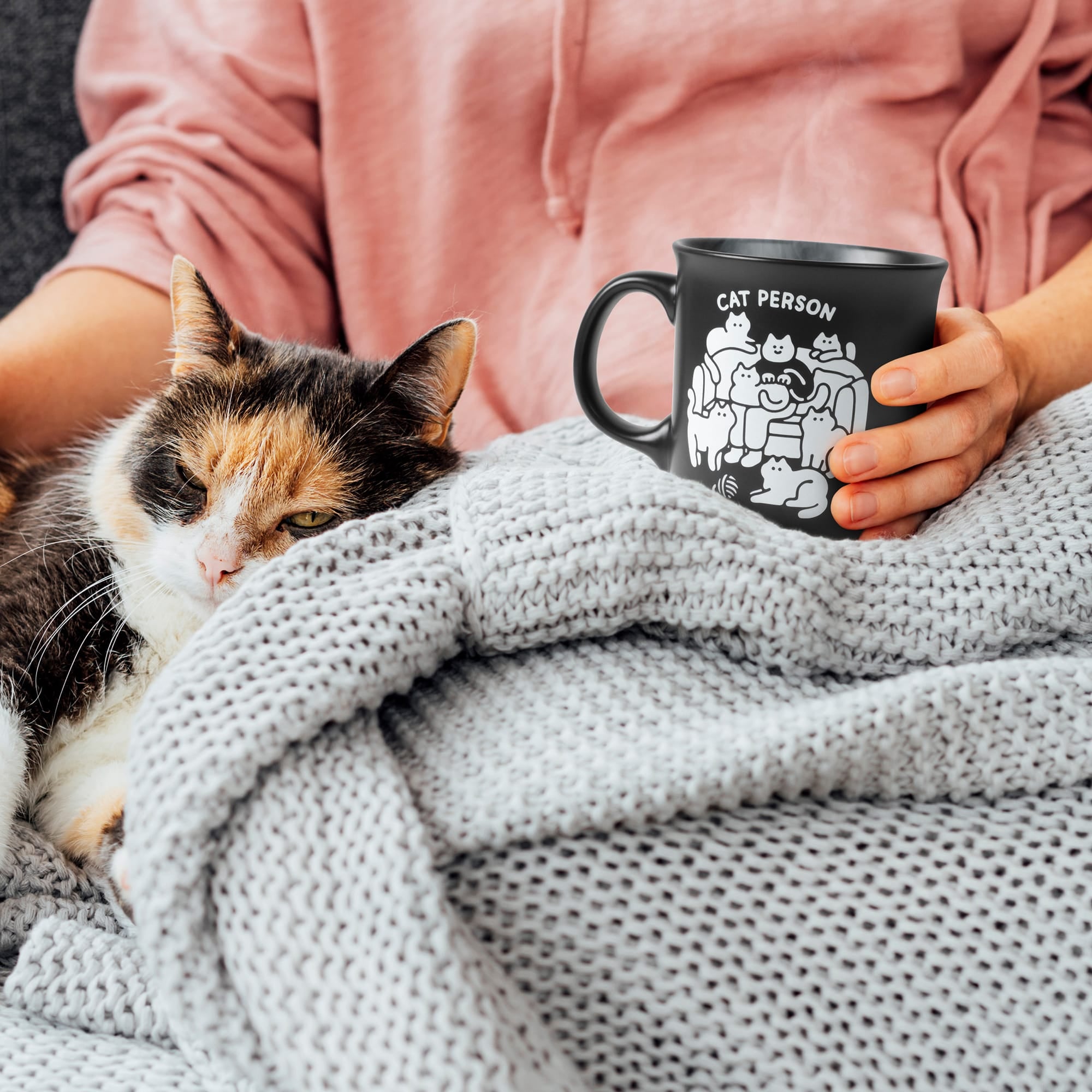 "CAT PERSON" MUG