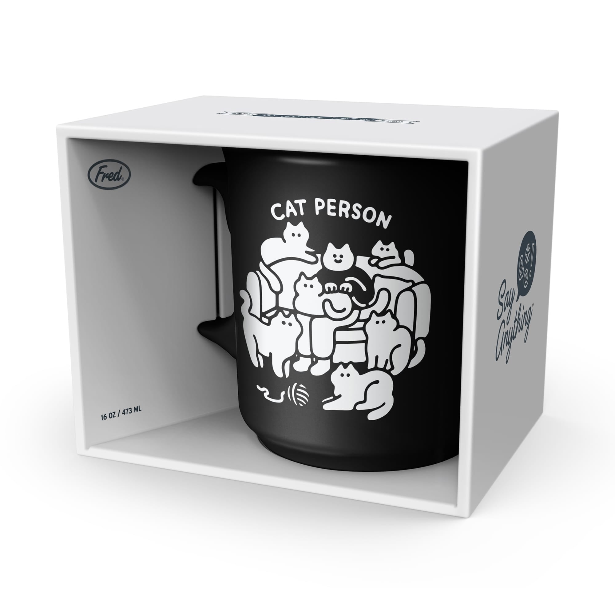 "CAT PERSON" MUG