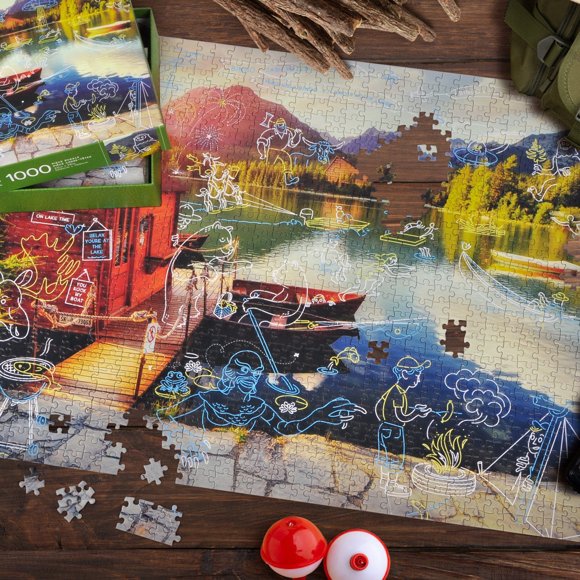 1000 PIECE PUZZLE: LIVING LA VIDA LAKE (AHHH)