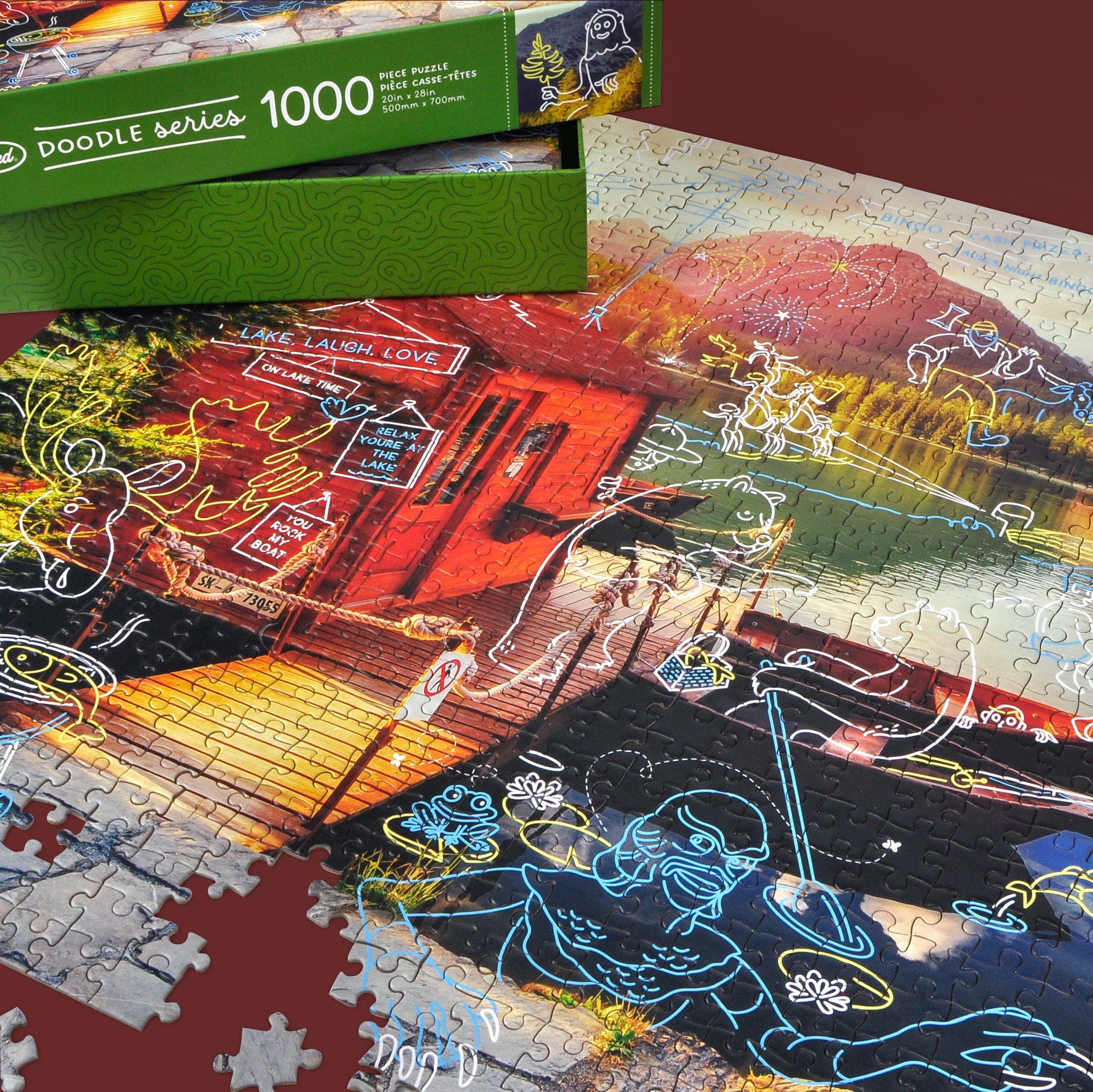 1000 PIECE PUZZLE: LIVING LA VIDA LAKE (AHHH)