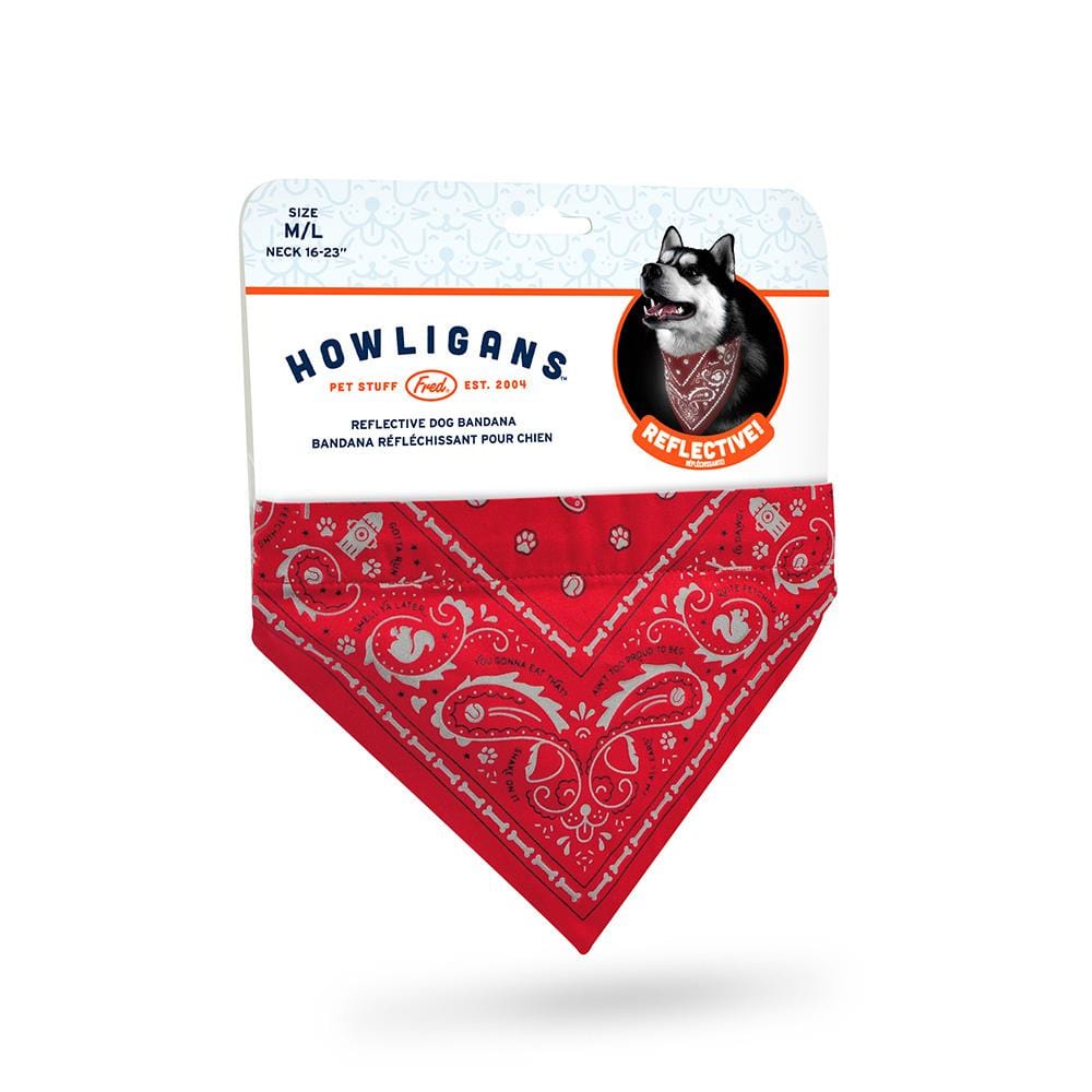 Size::Large | REFLECTIVE DOG BANDANAS