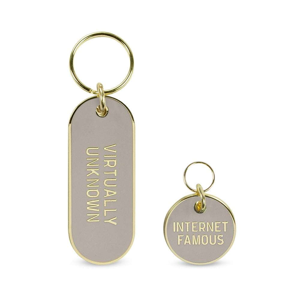 KEYCHAIN + PET TAG SET