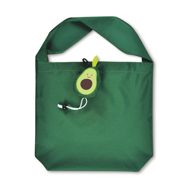Blue avocado market tote top