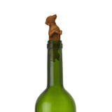 Dachshund top wine stopper